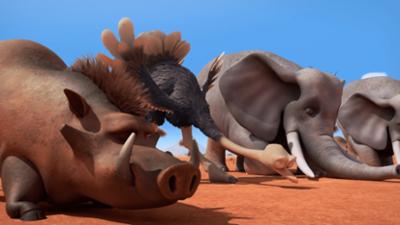 Grizzy & die Lemminge: Staffel 3, Folge 48: König der Tiere