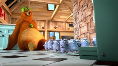 Grizzy & die Lemminge: Staffel 1, Folge 1: Der Eisbär