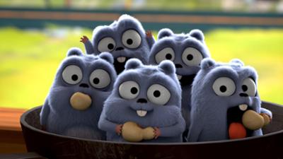 Grizzy & die Lemminge: Staffel 1, Folge 9: Die Popcorn-Party