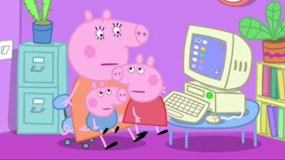Peppa Pig: Staffel 1, Folge 7: Mama Wutz muss arbeiten