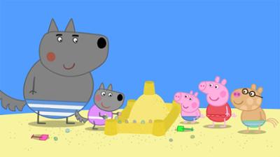 Peppa Pig: Staffel 8, Folge 52: Die Sandburg