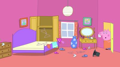 Peppa Pig: Staffel 10, Folge 44: Die Kissenhöhle