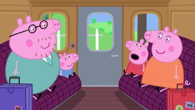 Peppa Pig: Staffel 7, Folge 49: Eine laaange Zugfahrt