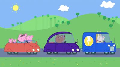 Peppa Pig: Staffel 3, Folge 26: Herr Bulle reißt die Straße auf