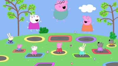 Peppa Pig: Staffel 9, Folge 20: Trampolinspringen