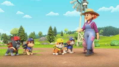 Rubble & Crew: Staffel 1, Folge 19: Die Crew baut eine riesige Landebahn