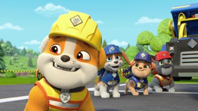 Rubble & Crew: Staffel 2, Folge 28: Die Crew baut einen Fallschirmsprung-Simulator