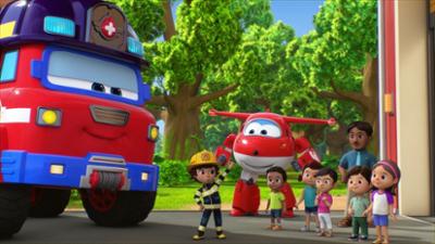Super Wings: Staffel 6, Folge 1: Feuer im Regenwald