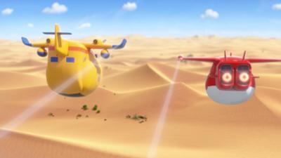 Super Wings: Staffel 4, Folge 18: Die Wüsten-Wühler