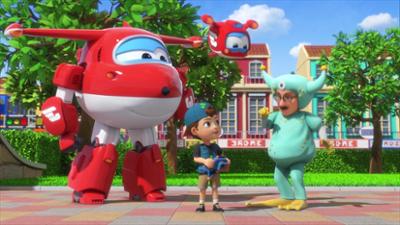 Super Wings: Staffel 5, Folge 21: Besuch aus dem Weltall