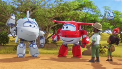 Super Wings: Staffel 7, Folge 14: Kratzige Löwenrettung