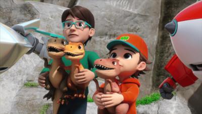 Super Wings: Staffel 8, Folge 9: In der Dinowelt