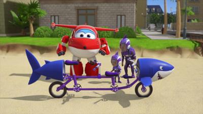 Super Wings: Staffel 6, Folge 26: Das Unterwasser-Radrennen