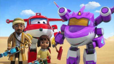 Super Wings: Staffel 8, Folge 12: Das Erwachen der Sphinx