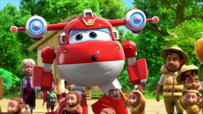 Super Wings: Staffel 4, Folge 33: Riesenwelle im Regenwald