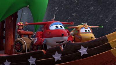 Super Wings: Staffel 4, Folge 36: Gute Reise, Flaschenboot