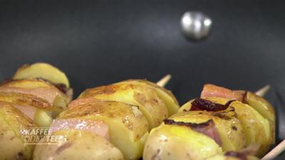 Kaffee oder Tee: Rezepte: Kartoffel-Speck-Spieße