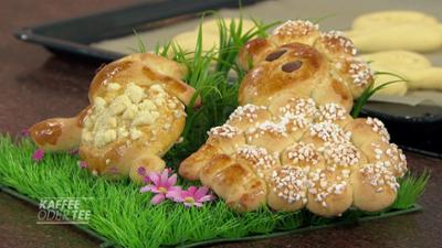 Kaffee oder Tee: Rezept: Osterlamm und Osterhasen aus Hefeteig