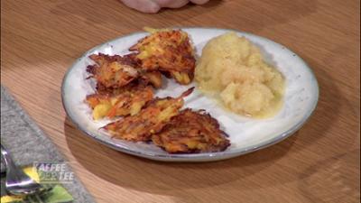 Kaffee oder Tee: Rezept: Karottenküchle mit Bratapfel