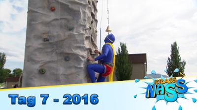 krass nass! - Die Tigerenten Club Sommerspiele 2016: Tag 7: Hoch hinaus am Kletterfels