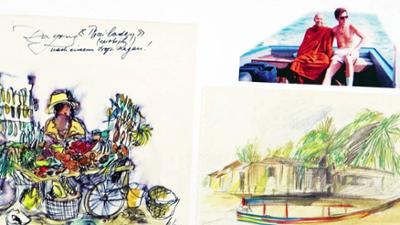 Landesschau Rheinland-Pfalz: Ein Reisetagebuch aus Zeichnungen