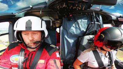 Die Rettungsflieger: Staffel 2, Folge 3: Die Luftretter eilen zu einem verletzten Piloten