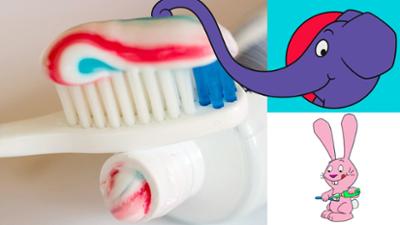 Die Sendung mit dem Elefanten: Wie kommen die Streifen in die Zahnpasta?