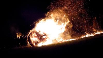 Lokalzeit: live: Feuerspektakel – Der Osterräderlauf in Lügde