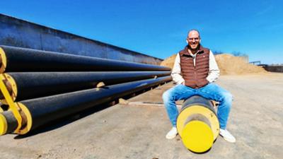 Lokalzeit LandSchafft: Vom Hof zum Haus: Landwirt produziert Fernwärme für sein Dorf