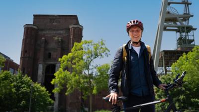 Martin Brambach radelt durchs Revier