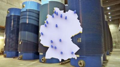 Quarks: Zwischenlagerung