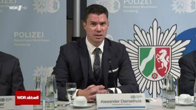 Sonderausgabe WDR aktuell: WDR aktuell Sondersendung Pressekonferenz zu den Ermittlungsergebnissen im Schlag gegen Kindesmiss