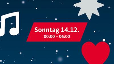 WDR 2 Weihnachtswunder: Das WDR 2 Weihnachtswunder im Re-Live - Sonntag 00.00 bis 06.00 Uhr