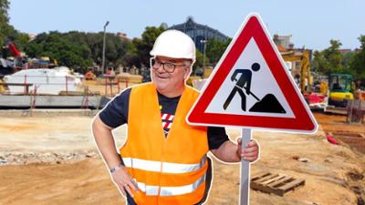 1, 2 oder 3: Baustelle - Bagger, Beton & Co