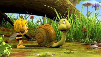 Die Biene Maja: Staffel 1, Folge 8: Knacks im Schneckenhaus