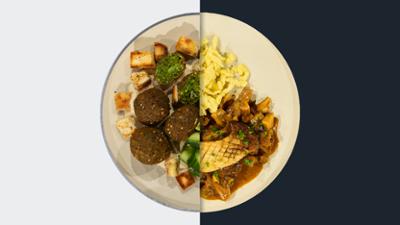 Die Küchenschlacht: Staffel 2026, Folge 96: Falafel mit Pita-Chips vs. Pilz-Stroganoff