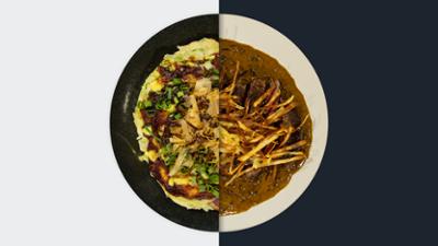 Die Küchenschlacht: Staffel 2026, Folge 136: Okonomiyaki vs. Entrecôte mit Pfeffersauce 