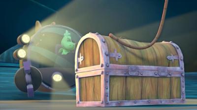 Grisu - Der kleine Drache: Staffel 1, Folge 27: Der Schatz des Kraken 