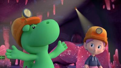 Grisu - Der kleine Drache: Staffel 1, Folge 31: Der Geist der Rosa Höhle