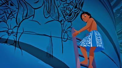 Zoom - Der weiße Delfin: Wandmalereien